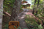 he sign and drive way to Grandpa's cabin 