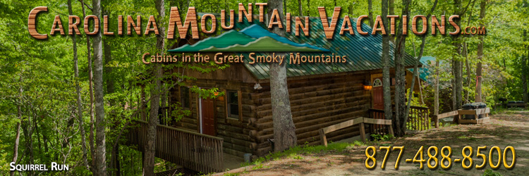 NC Mountain Cabin Rentals in the Bryson City, Cherokee and Fontana Lake areas of the North Carolina  Smoky Mountains by Carolina Mountain Vacations