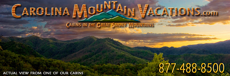 NC Mountain Cabin Rentals in the Bryson City, Cherokee and Fontana Lake areas of the North Carolina  Smoky Mountains by Carolina Mountain Vacations