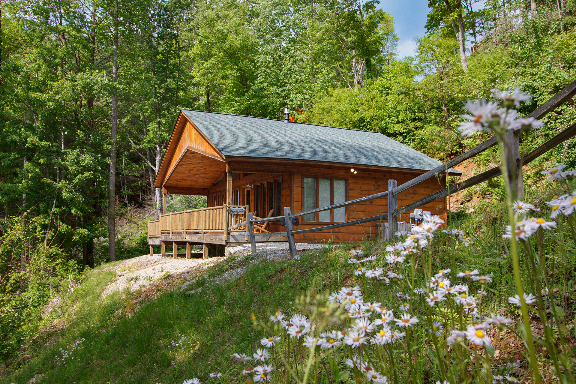 ATyme to Remember romantic nantahala log cabin