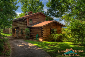 Grandpa Mountain log cabin