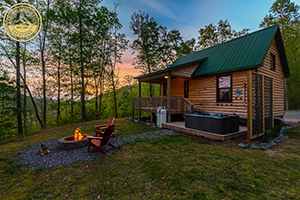 Red Bear Cabin couples escape log cabin