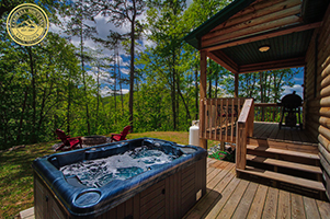 Red Bear Cabin couples escape log cabin