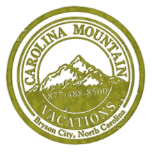 Carolina Mountain Vacations Offical Logo offical Carolina Mountain Vacations rental cabin logo
