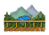 Long Range Mountain Lake View