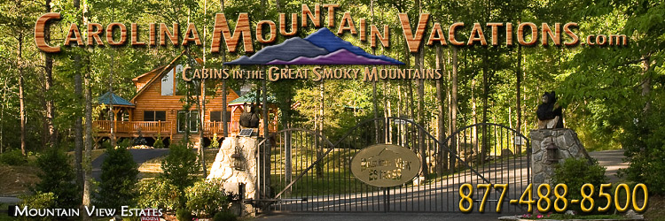 NC Mountain Cabin Rentals in the Bryson City, Cherokee, nantahala and Fontana Lake areas of the North Carolina  Smoky Mountains by Carolina Mountain Vacations